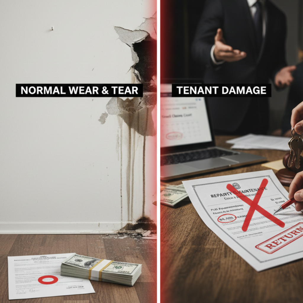 Can a Landlord Hold My Security Deposit If They Say the Apartment Needs Repairs?